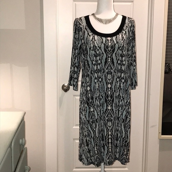 NWOT Karen Kane python dress size 0x/XL - Picture 4 of 7